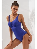 Pierre Cardin Riva Balenli Büyük Beden Mayo Sax - 4