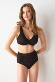 No Gossip Sasha Balenli Toparlayıcı Bikini Üstü BLACK - 4