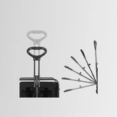 Madfox Voyager Katlanır Çok Amaçlı Yük Taşıma - Plaj ve Kamp Arabası Vagon thumbnail 8