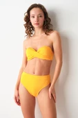 NO GOSSİP ANGELA HİG LEG BİKİNİ TEK ALT SARI thumbnail 4