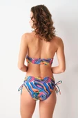 No Gossip 239110 Kadın Batik Freez Sürgülü Büstiyer Bikini Üst - 2