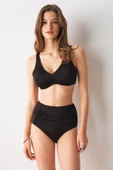 No Gossip Sasha Balenli Toparlayıcı Bikini Üstü BLACK - 3