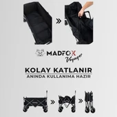 Madfox Voyager Katlanır Çok Amaçlı Yük Taşıma - Plaj ve Kamp Arabası Vagon thumbnail 5