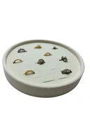 Silindir Model Süet Kumaş 20/20 cm Batırmalı Yüzük Tablası thumbnail 1