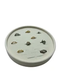 Silindir Model Süet Kumaş 20/20 cm Batırmalı Yüzük Tablası thumbnail 5