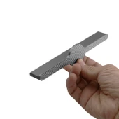 Saral Çizgili Füme Renk Metal Kulp 224 mm 22.4 cm Mobilya Çekmece Mutfak Dolabı Dolap Kapak Kulplar thumbnail 5