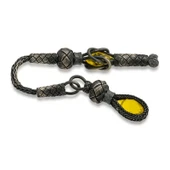 1000 Ayar Gümüş Zirkon Taşlı Kazaziye Püskül - 1