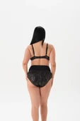 4088BK BALENLİ TOPARLAYICI BİKİNİ TK. Siyah thumbnail 5