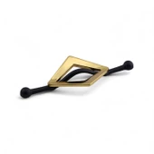 Altın Renk Gold Metal Çekmece Dolap Kulpu 96 mm | Lüx Mobilya Kapak Kolu Ergonomik ve Şık Tasarım thumbnail 8