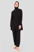 Basic Tesettür Mayo Siyah - 4