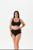 4055BK BALENLİ TOPARLAYICI BİKİNİ TK. Siyah thumbnail 2