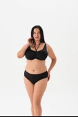 4055BK BALENLİ TOPARLAYICI BİKİNİ TK. Siyah thumbnail 1