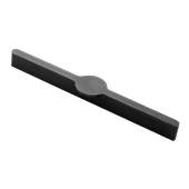 Saral Çizgili Füme Renk Metal Kulp 224 mm 22.4 cm Mobilya Çekmece Mutfak Dolabı Dolap Kapak Kulplar thumbnail 1