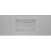 Real Stone Flatstone 60x50 Beyaz Etajerli Granit Banyo Lavabosu - 1