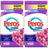 Peros Matik Toz Çamaşır Deterjanı 20KG Yıldız Çiçeği (Beyaz ve Renkliler) (134 Yıkama) (2PK*10KG) - 1