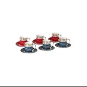 Lucky Art Lancelot Bone 6lı Kahve Fincan Seti thumbnail 1