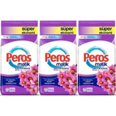 Peros Matik Toz Çamaşır Deterjanı 30KG Yıldız Çiçeği (Beyaz ve Renkliler) (201 Yıkama) (3PK*10KG) - 1