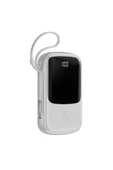 Baseus Qpow Lightning Kablolu Beyaz 10000 mAh Powerbank Teşhir - 3