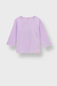 Basic Fitilli İnterlok Kumaş %100 Pamuk 1-5 Yaş Beyaz Bebek Pijama Takımı - 2