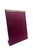 Süet Kumaş Bordo Renk 34/24 cm Tırnaklı Ayaklı Tesbih-Kolye-Zincir Sergileme Standı - 3