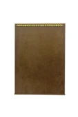 Süet Kumaş Sütlü Kahve Renk Tırnaklı Ayaklı 24/34 Cm  Tesbih-Kolye-Zincir Sergileme Standı - 2
