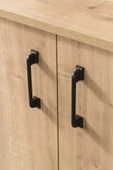Evmo Home 4608 Şile Metal Ayaklı Metal Kulplu 160 Cm Konsol - Yemek Odası Safir - 6