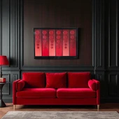 Dekoratif Soyut Tablo 70 x 100 cm CAN001 - Ev - Otel - Ofis - Hastahane - Kafe - Restourant Dekorasyonu - 1