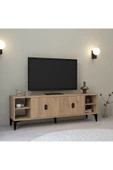 Evmo Home 3507 Deren TV Ünitesi 150 Cm Raflı Kapaklı Sepet - 4