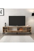 Evmo Home 3807 Deren TV Ünitesi 180 Cm 2 Kapaklı Raflı Sepet - 3