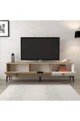 Evmo Home 3802 Neva TV Ünitesi 180 Cm Kapaklı Yunus - Beyaz - Sepet - 3