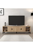 Evmo Home 3807 Deren TV Ünitesi 180 Cm 2 Kapaklı Raflı Sepet - 2