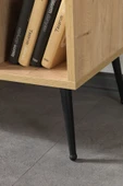 Evmo Home 4110 Şile Metal Ayaklı Metal Kulplu 100 Cm Konsol - Tv Ünitesi - Yemek Odası Yunus - Safir - 8