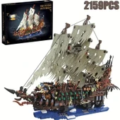Korsan Gemisi Yapı Blokları Seti 2159 Parça Klasik Minyatür Model Kiti Yetişkinler İçin Mükemmel Hediye thumbnail 1