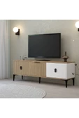 Evmo Home Neva TV Ünitesi 150 Cm 3 Kapaklı Beyaz - Yunus - Sepet - 3