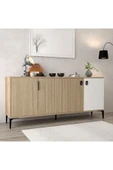 Evmo Home 4005 Neva Konsol 180 Cm Yunus - Sepet - Beyaz Konsol - Tv Ünitesi - Yemek Odası - 4