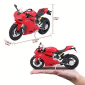 Maisto 1:12 Ölçekli Ducati 1199 Panigale Motosiklet Modeli - 2