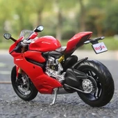 Maisto 1:12 Ölçekli Ducati 1199 Panigale Motosiklet Modeli - 4