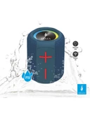 SHAZA SS4506/BL Taşınabilir 8W Ses Çıkışı RGB Bluetooth Hoparlör Mavi thumbnail 1