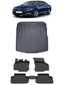 Sahler Passat B8-B8.5 2015-2022 4.5D Paspas 3D Rizline Bagaj Havuzu Set thumbnail 1