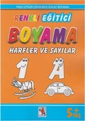 Renkli Eğitici Boyama Harfler Sayılar Nurdan Yayın - 1