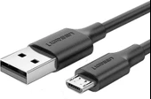 Ugreen Micro-USB & USB-A Data ve Şarj Kablosu, 2 Metre, Siyah Outlet - 1