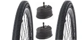 24X1 3-8 Tekerlekli Sandalye Lastik Seti 2 Dış 2 İç - 1