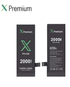 Xpremium iPhone 5SE Batarya Pil Süper Yüksek Kapasiteli Güçlendirilmiş 2000 mAh - 4