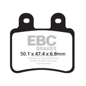 EBC SFAC350 PEUGEOT SATELIS 125/150, GEOPOLIS 250/400, DERBI SENDA CARBON ARKA FREN thumbnail 2