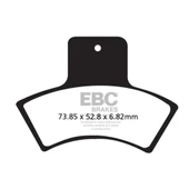 EBC FA270R POLARIS SCRAMBLER , SPORTSMAN EBC SINTER FREN BALATASI - 1