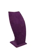 Dubai Model Süet Kumaş Mor Renk 25/12 Cm Kolye - Zincir Ayaklı Stand thumbnail 1