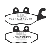 EBC SFAC418 PIAGGIO XEVO250/400, MP3 250/300, MEDLEY 150 CARBON ARKA FREN BALATASI thumbnail 2