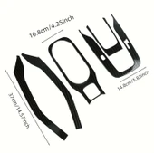 Toyota Corolla 2019 - 2025 E210 Kasa Vites Etrafı Kaplama Set KARBON thumbnail 5