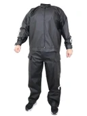 Yağmurluk Takım (Bahçıvan Tipi Askılı Pantolon Ve Mont) - Siyah thumbnail 4