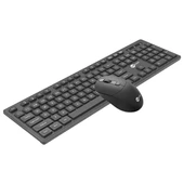 Lenovo Lecoo KW201 Kablosuz Q Klavye - Mouse Set Siyah thumbnail 2